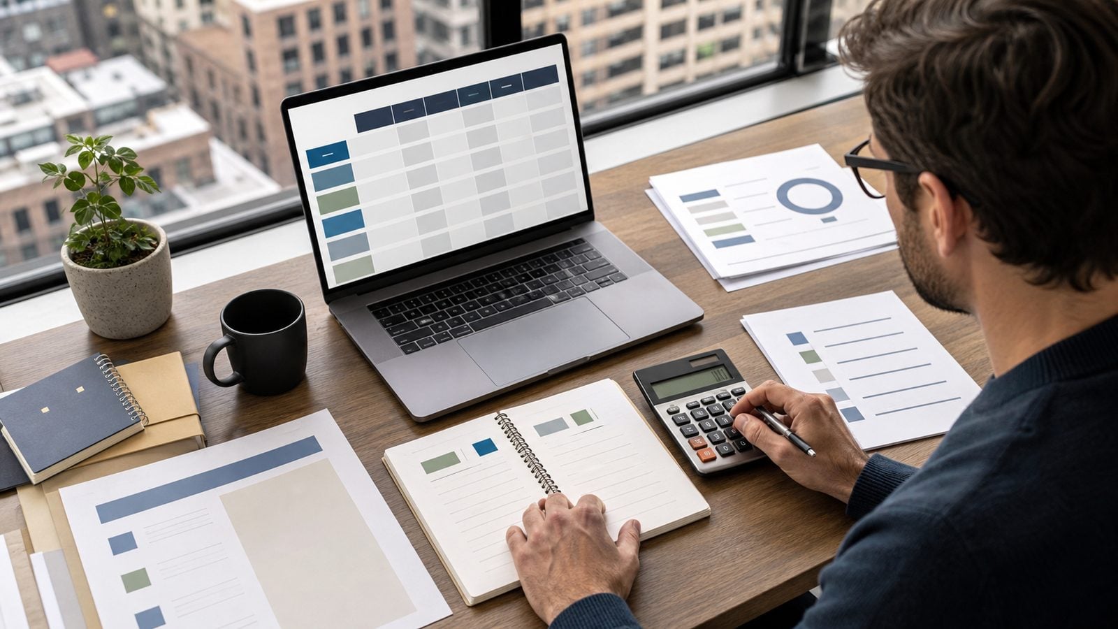 NYC property manager calculating the total cost of property management software