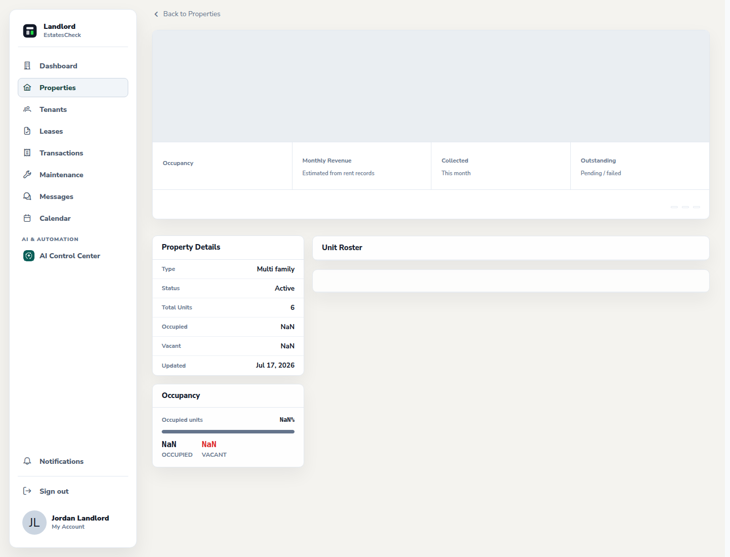 Fine and violation record showing agency, status, dates, and amount information.